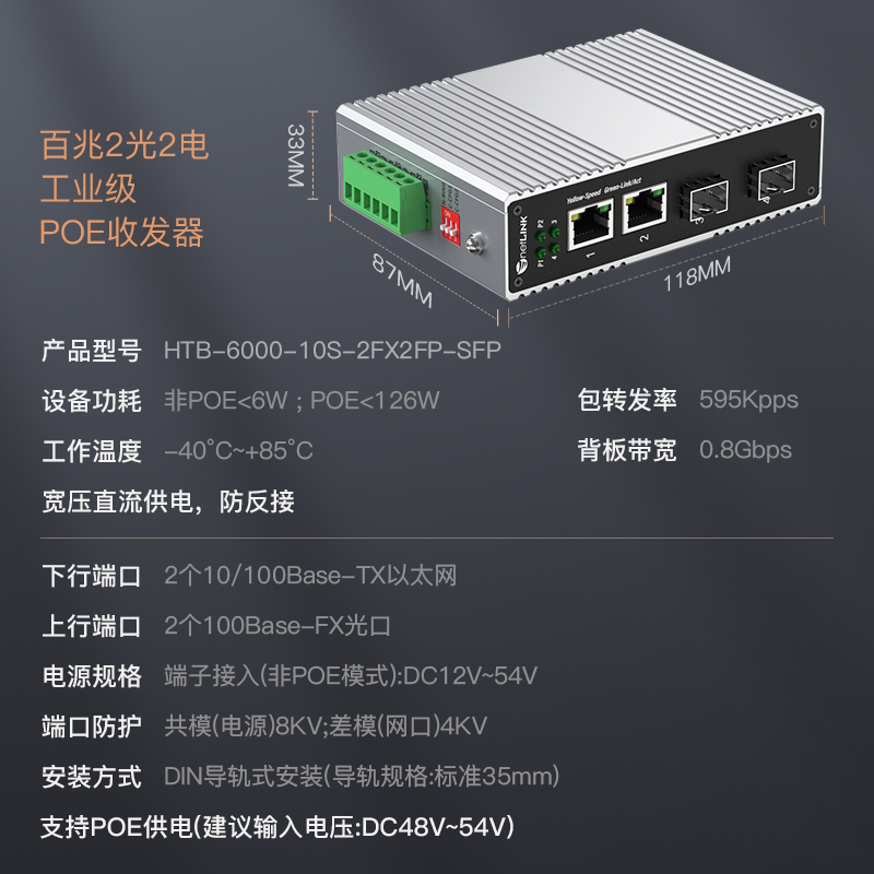 netLINK HTB-6000-10S-2FX2FP-SFP