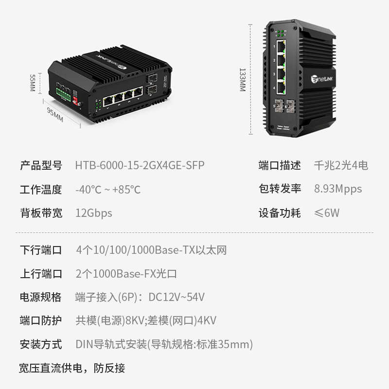 netLINK HTB-6000-15-2GX4GE-SFP