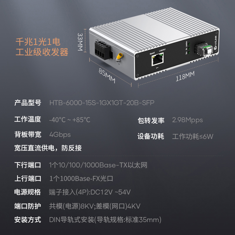 netLINK HTB-6000-15S-1GX1GT-20B-SFP