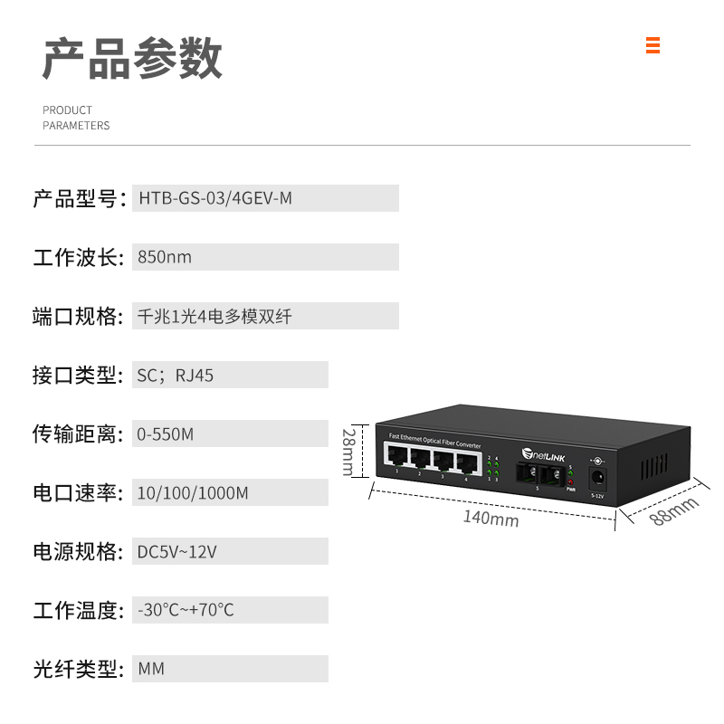 netLINK HTB-GS-03/4GEV-M