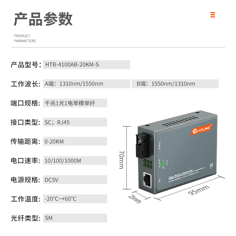 netLINK HTB-4100AB-20KM-S