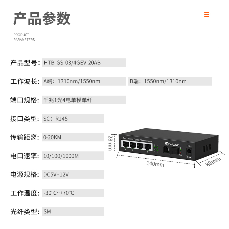 netLINK HTB-GS-03/4GEV-20AB