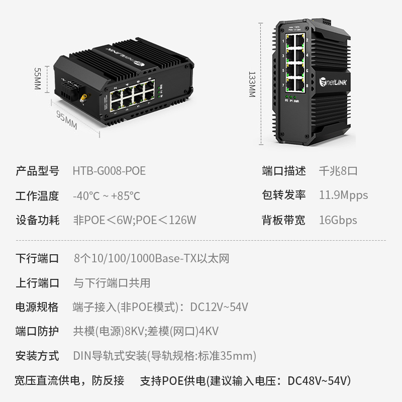 netLINK HTB-G008-POE