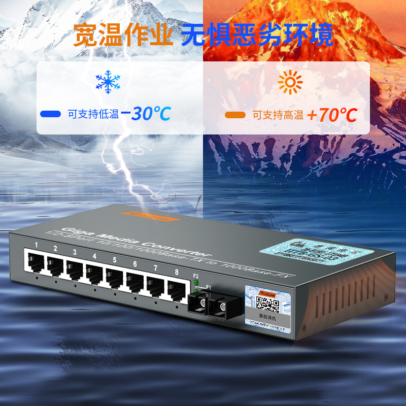 netLINK HTB-GS-03/8GE-40KM