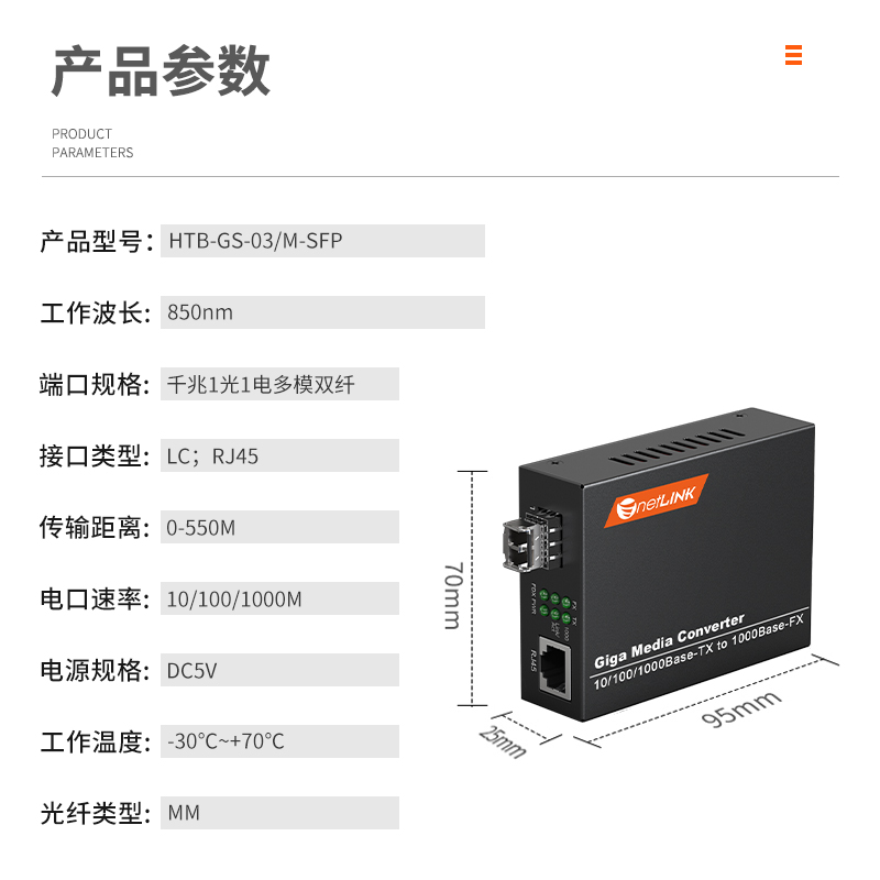 netLINK  HTB-GS-03/M-SFP