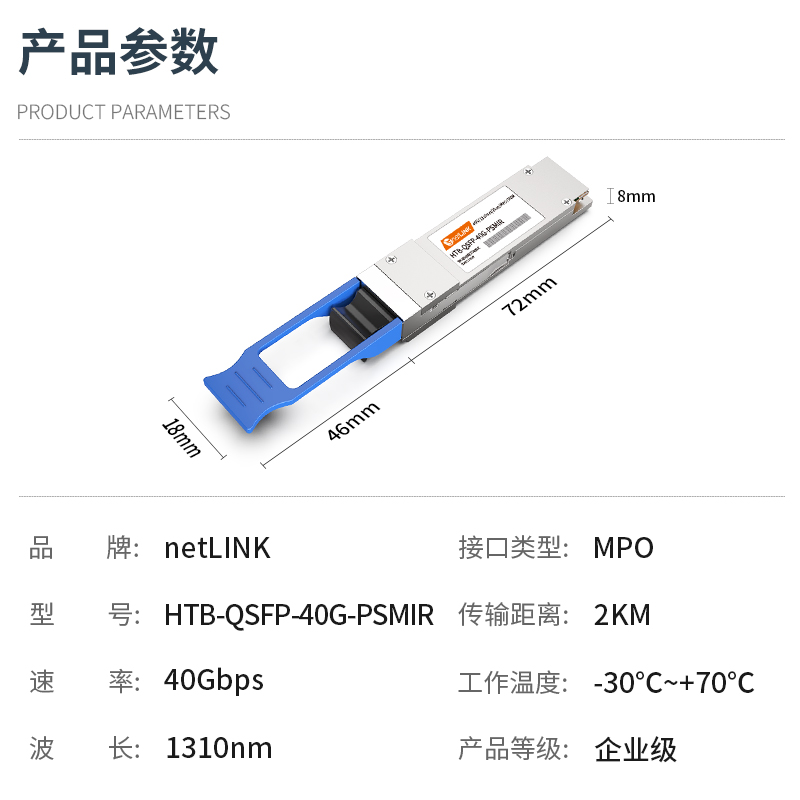 netLINK  HTB-QSFP-40G-PSMIR 