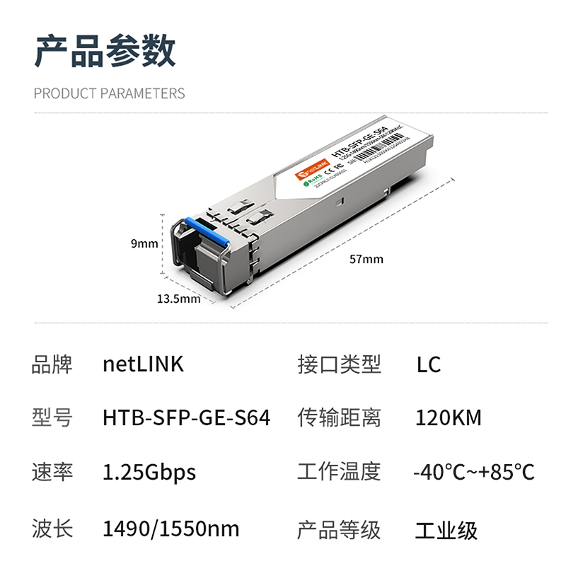 netLINK  HTB-SFP-GE-S64