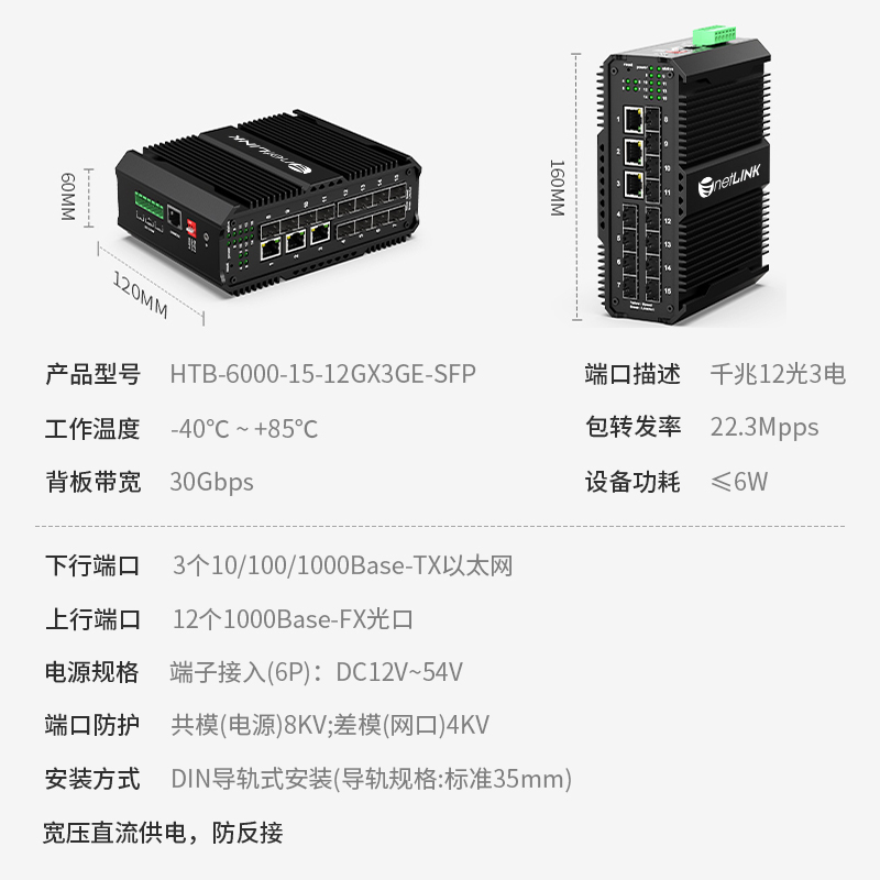 netLINK HTB-6000-15-12GX3GE-SFP