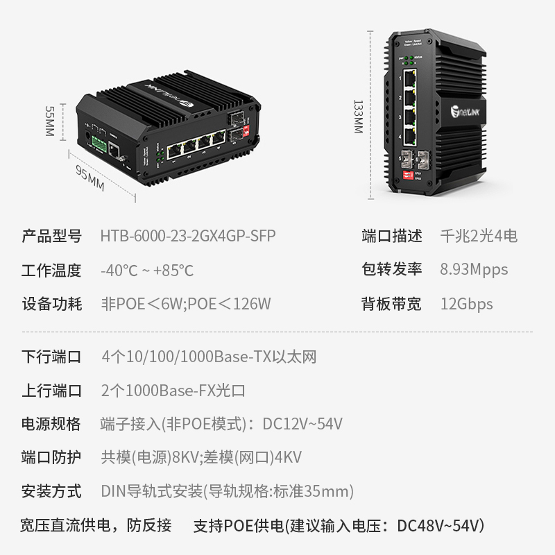 netLINK HTB-6000-23-2GX4GP-SFP