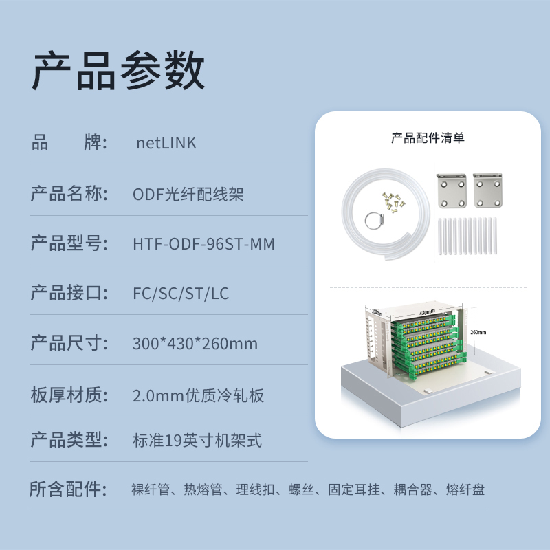 netLINK HTF-ODF-96ST-MM