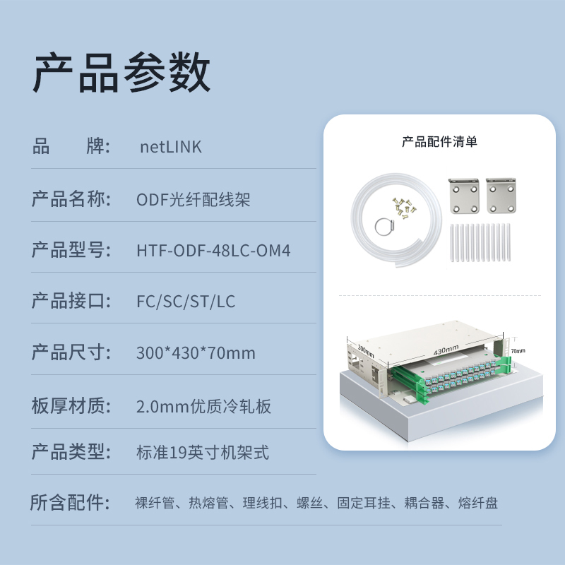 netLINK HTF-ODF-48LC-OM4